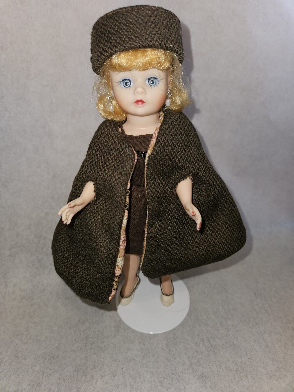 Madame Alexander Cissette OOAK Couture Doll Wool Coat Kid Shoes